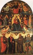 PERUGINO, Pietro The Assumption of the Virgin with Saints china oil painting reproduction